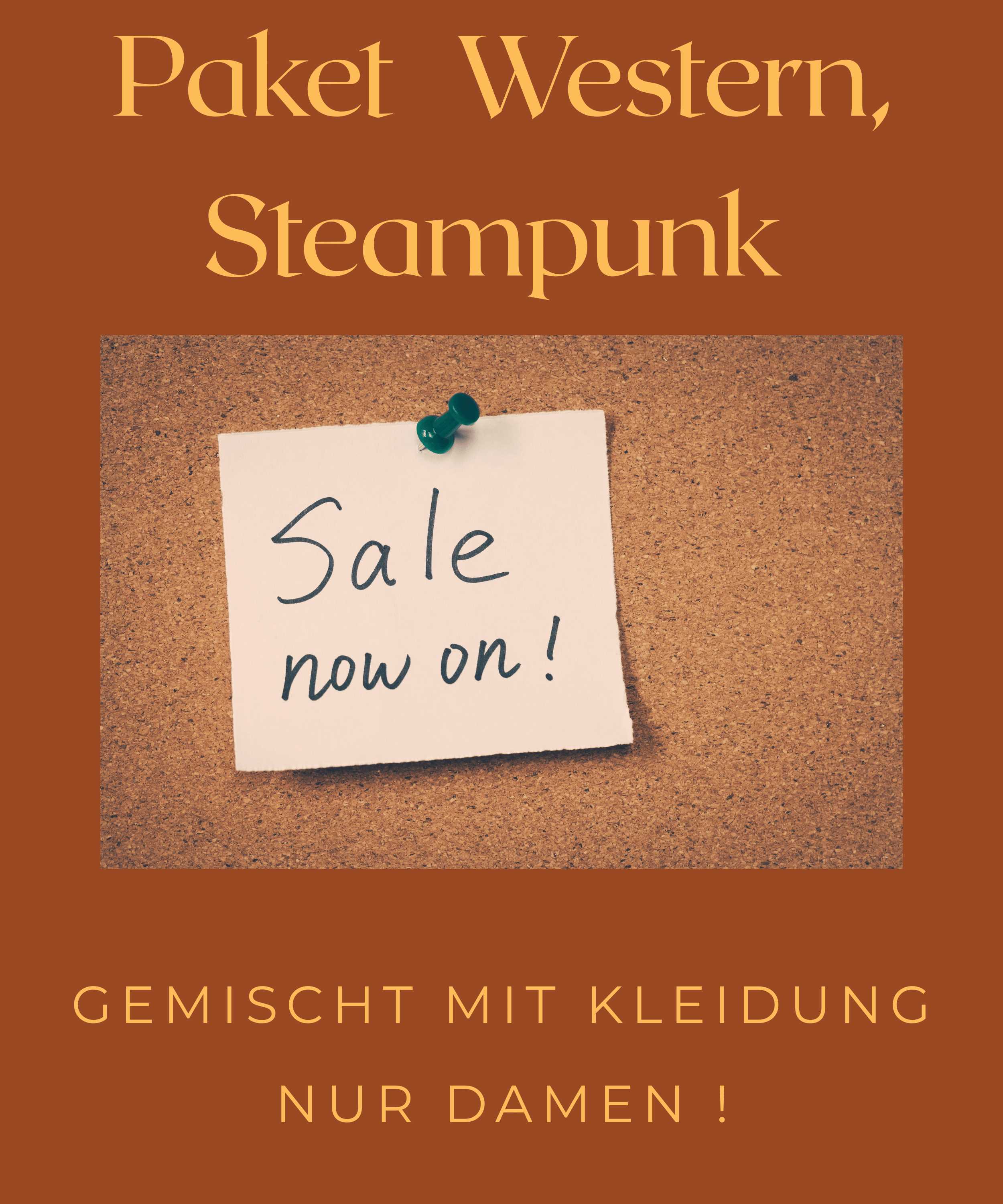 Händler Paket 24 Teile Western Steampunk Damen