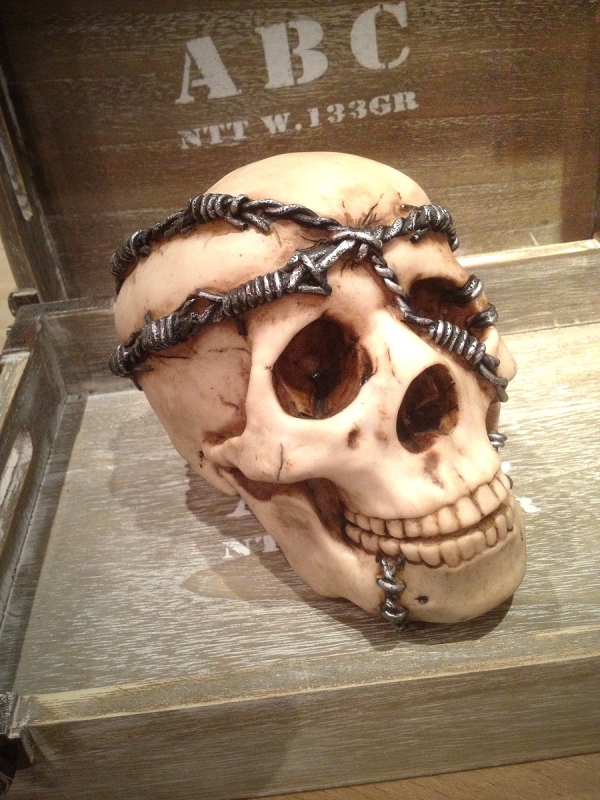 Schädel Totenkopf Kunstharz