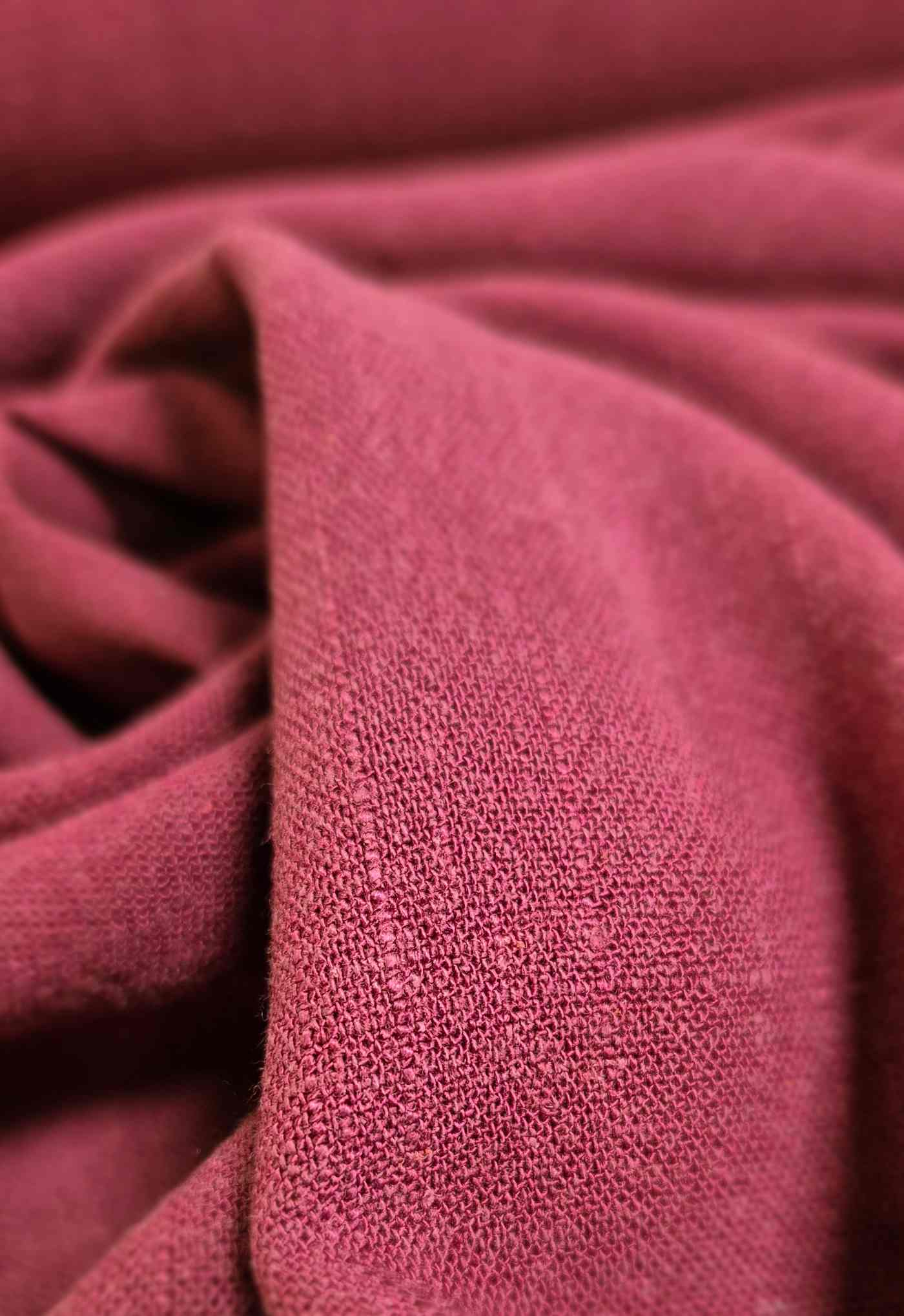 Stoff weinrot Gyda Meterware 