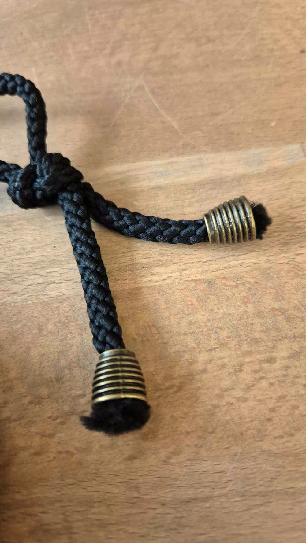10x Kordel Stopper Vintage Look