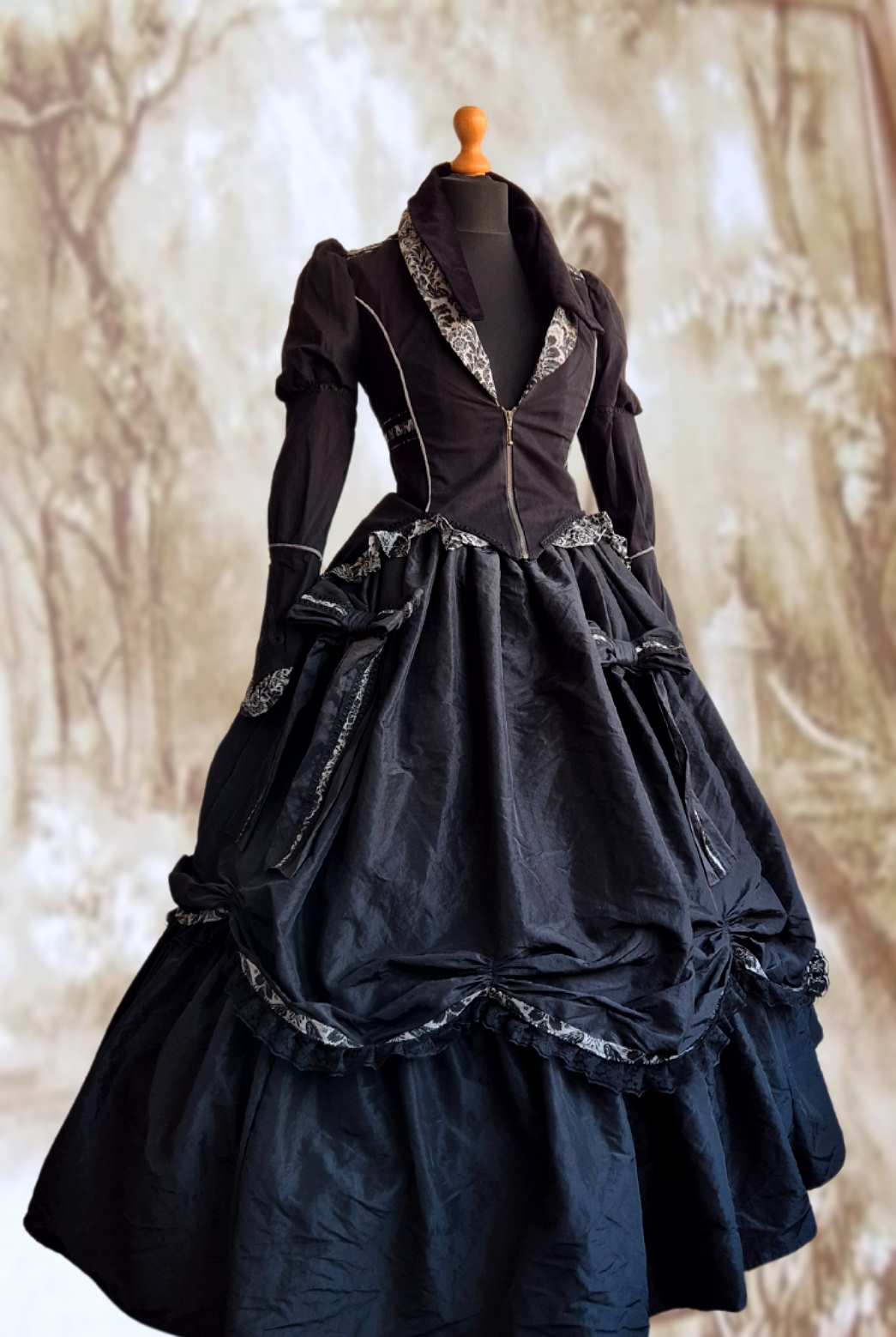 Gothic-Rock-black-skirt Rock Westernstyle Civil War