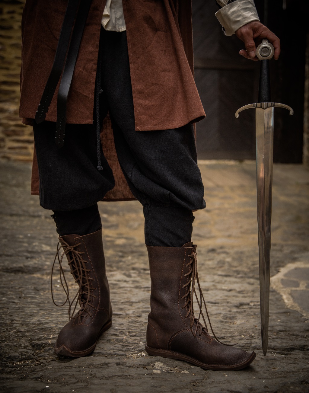 Runcati Herren Piratenhose Mittelalter – Baumwolle, Elastischer Bund, Für Cosplay, Renaissance & Halloween