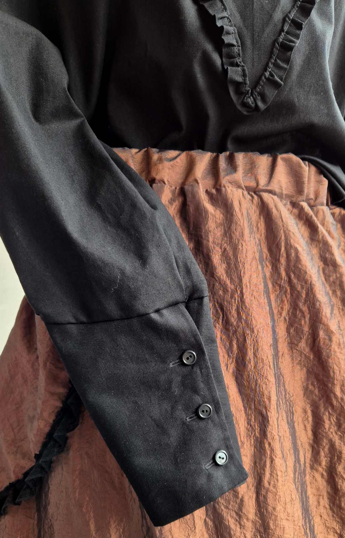 Bluse Helen Gründerzeit schwarz