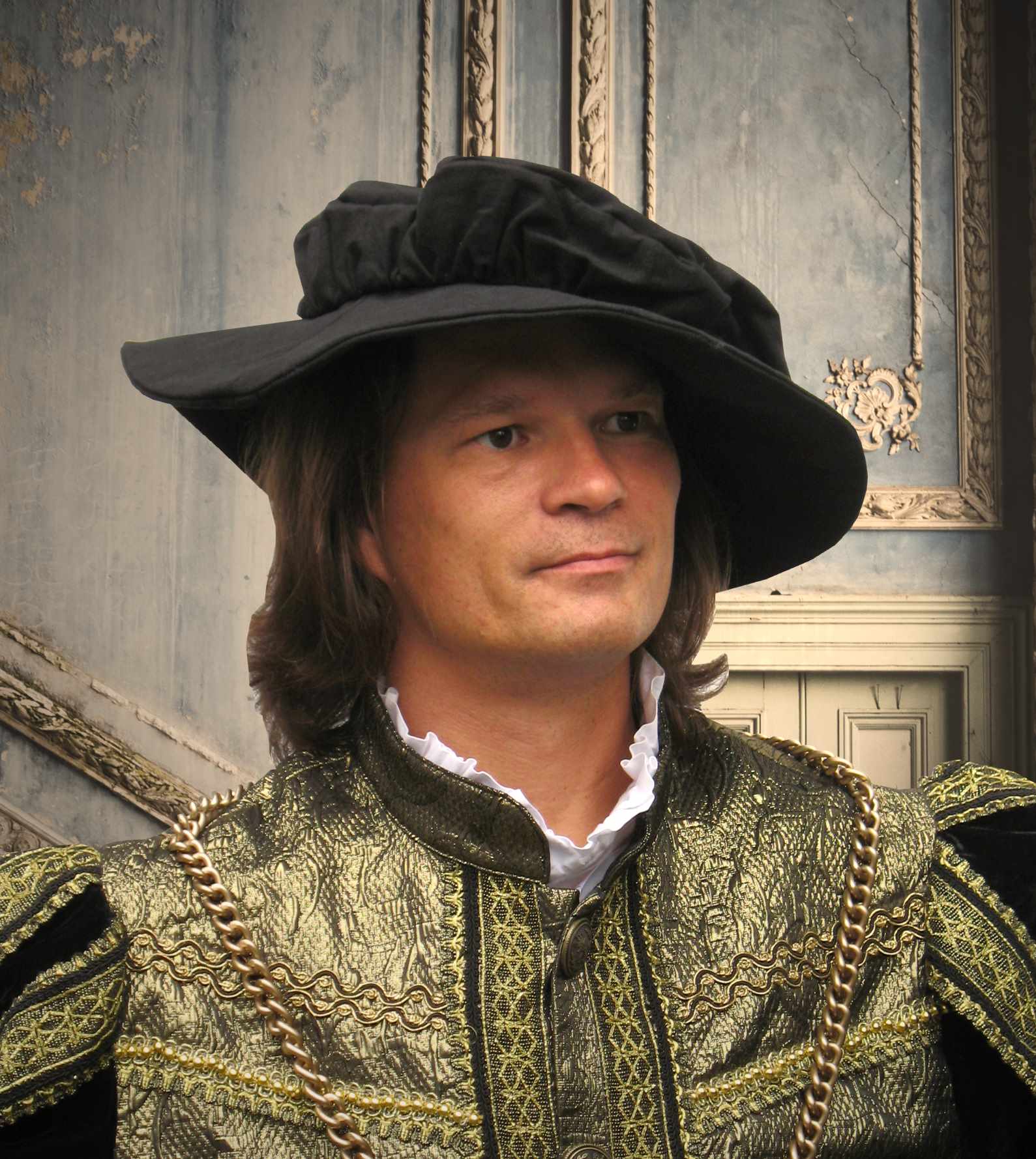 Leinen Barett groß