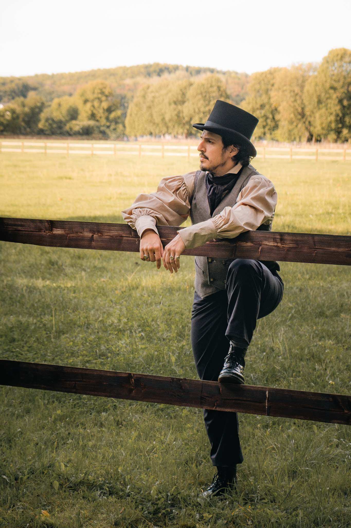 Weste grau 19. Jahrhundert,