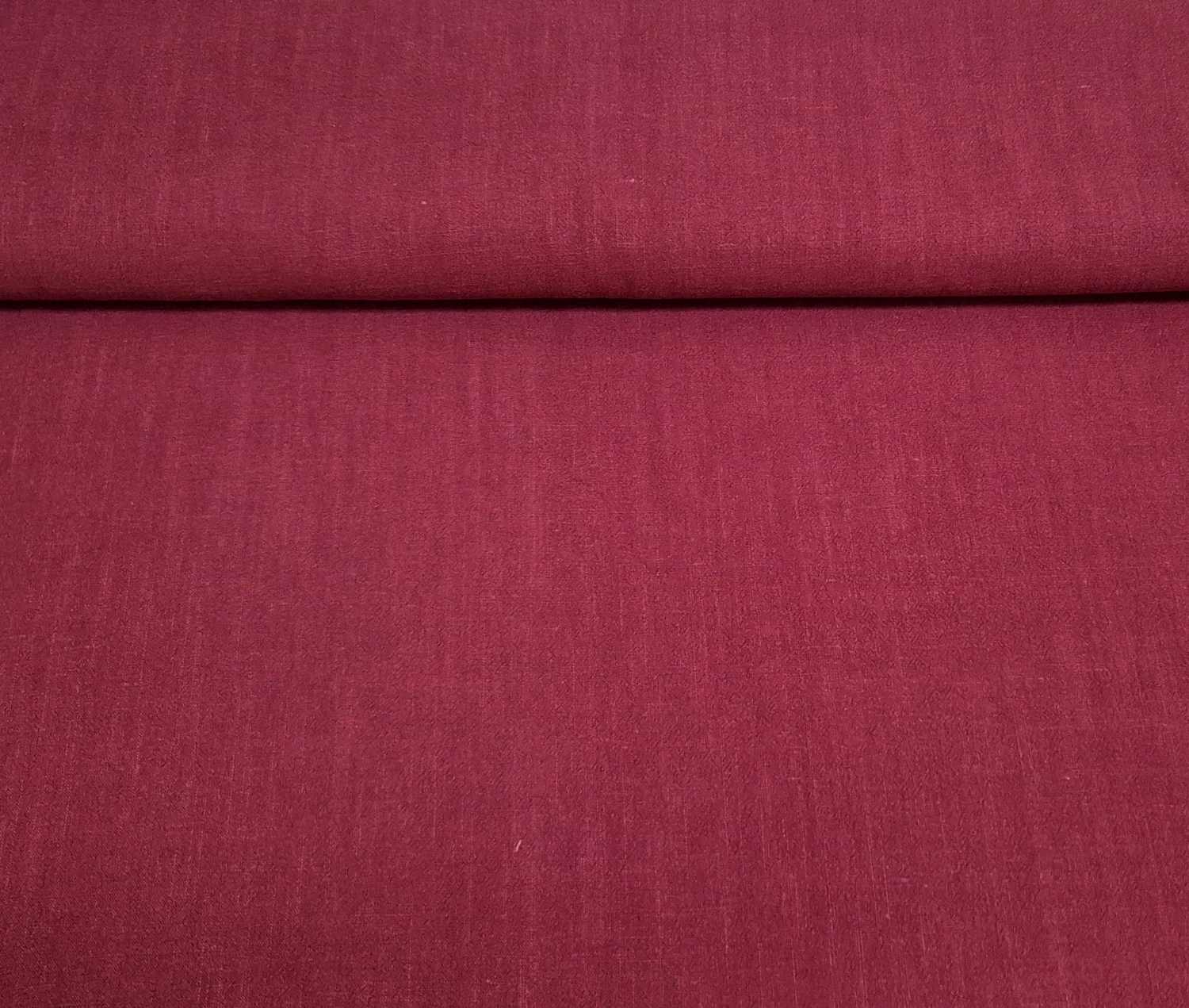 Stoff weinrot Gyda Meterware 