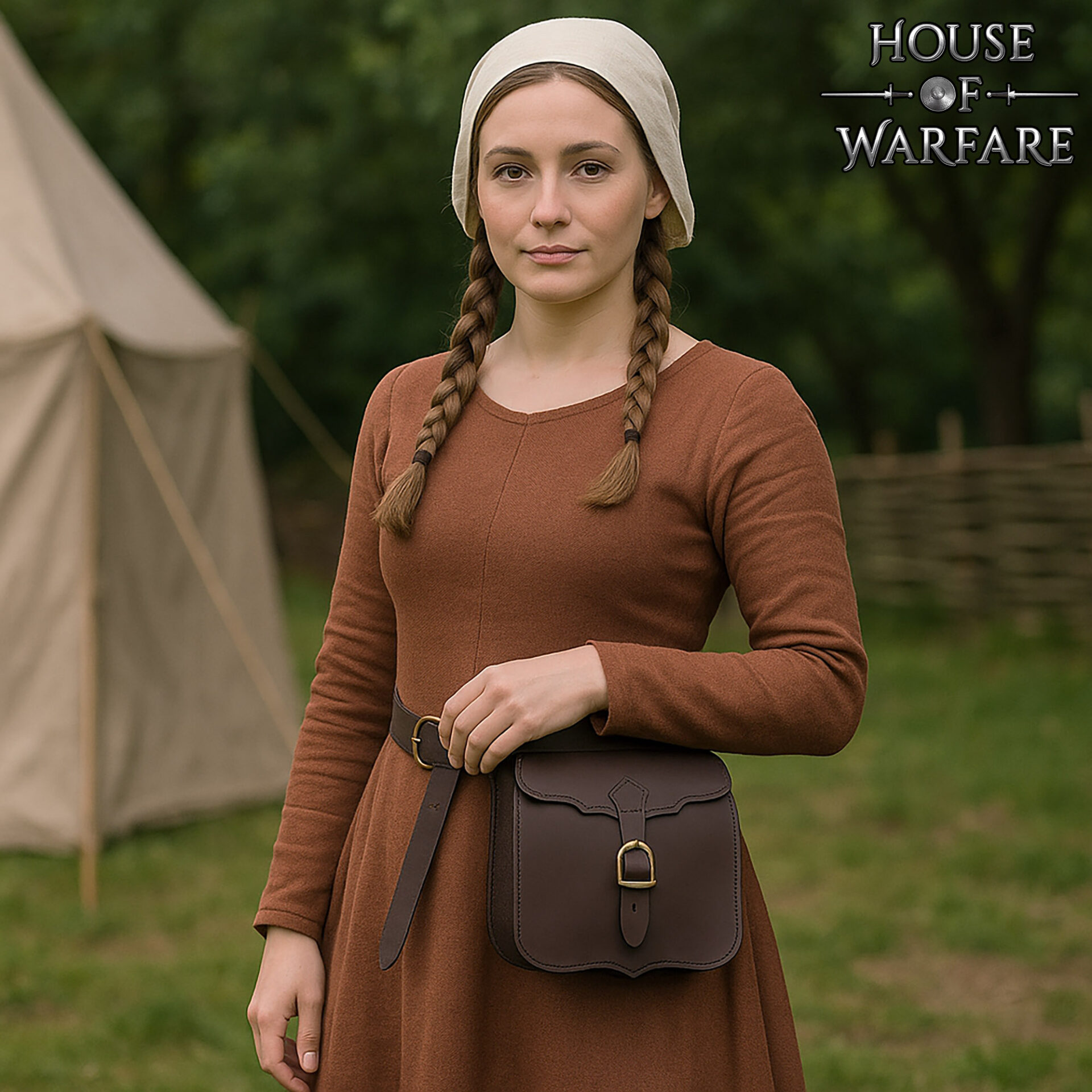 Tasche Mittelalter mit Gürtel groß