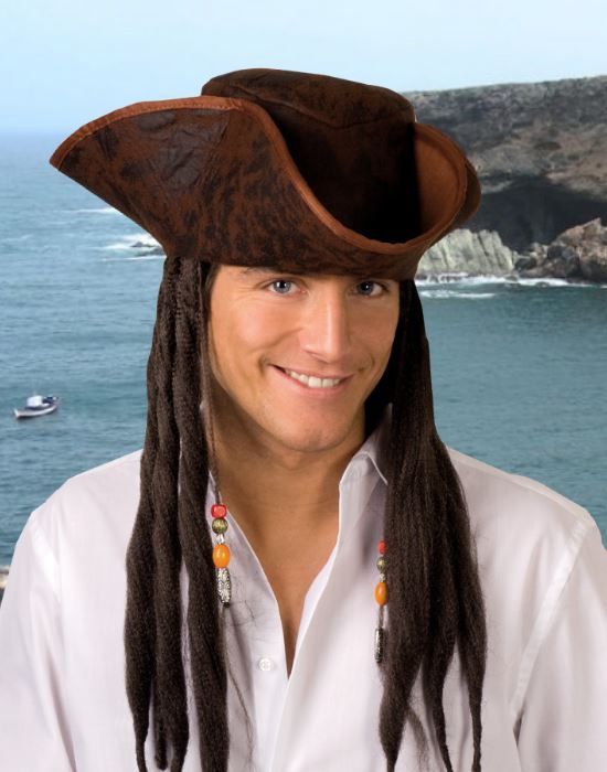 Piratenhut mit Dreadlocks