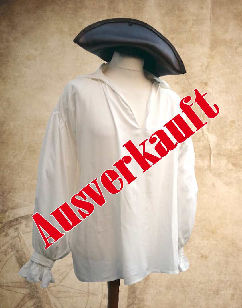 Piratenhemd Soldatenhemd Viskose