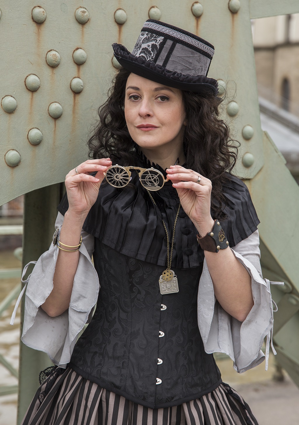 Steampunk Brille Karneval