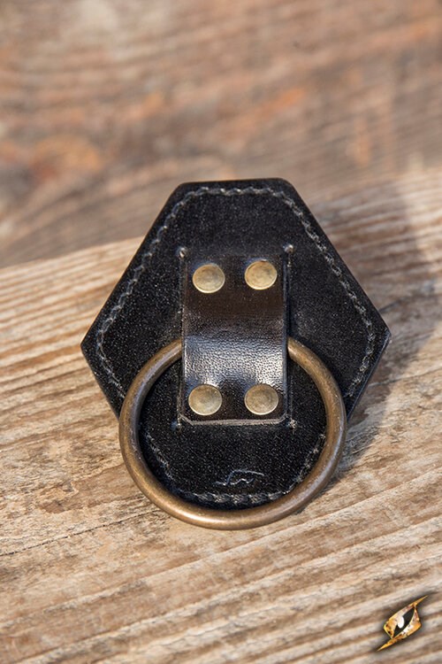 kleiner Ring Lederhalter  