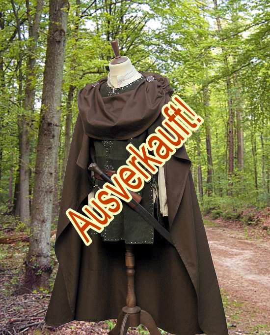 Reiter Umhang Locksley braun