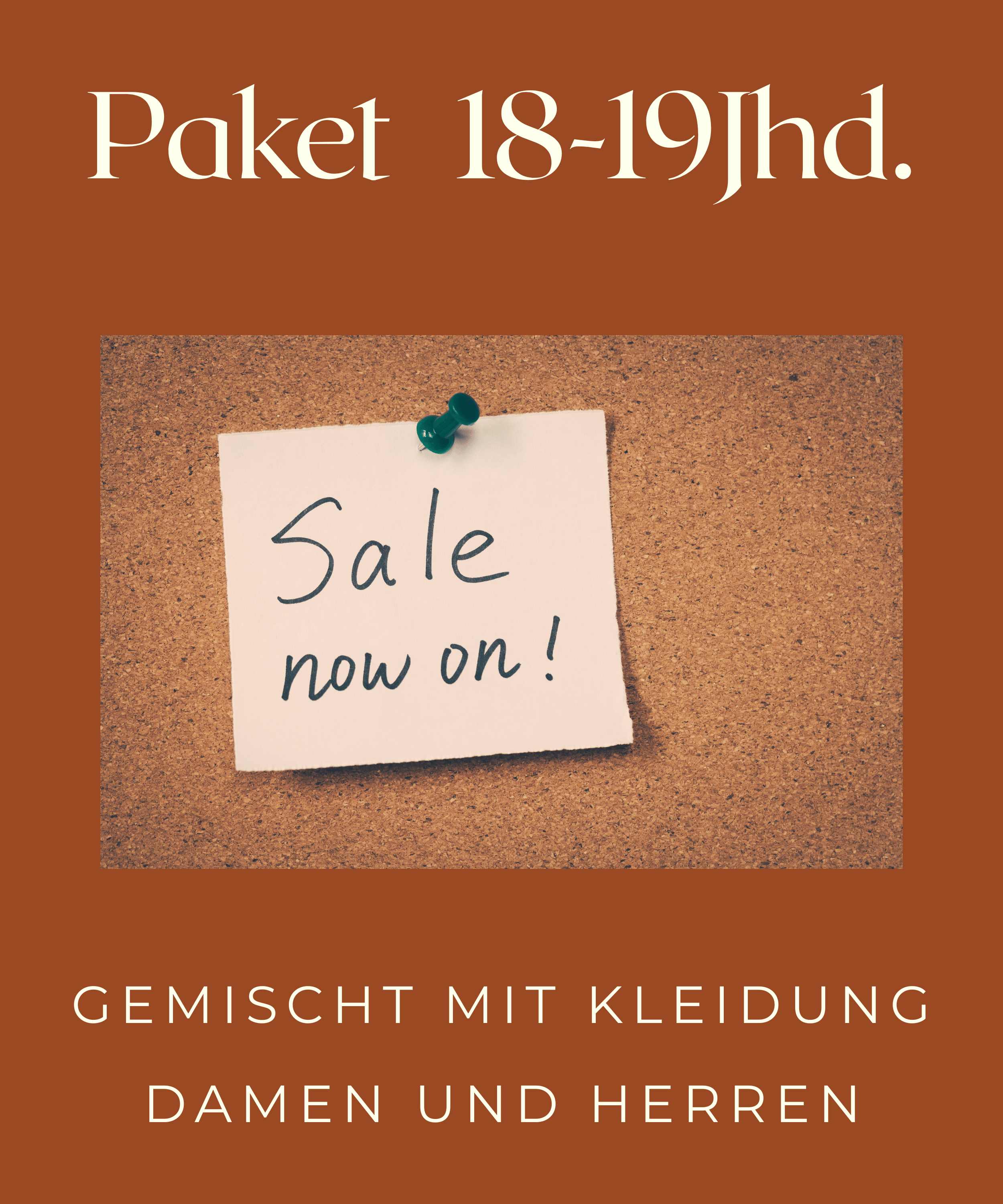 Händler Paket 20 Teile 18-19Jhd.