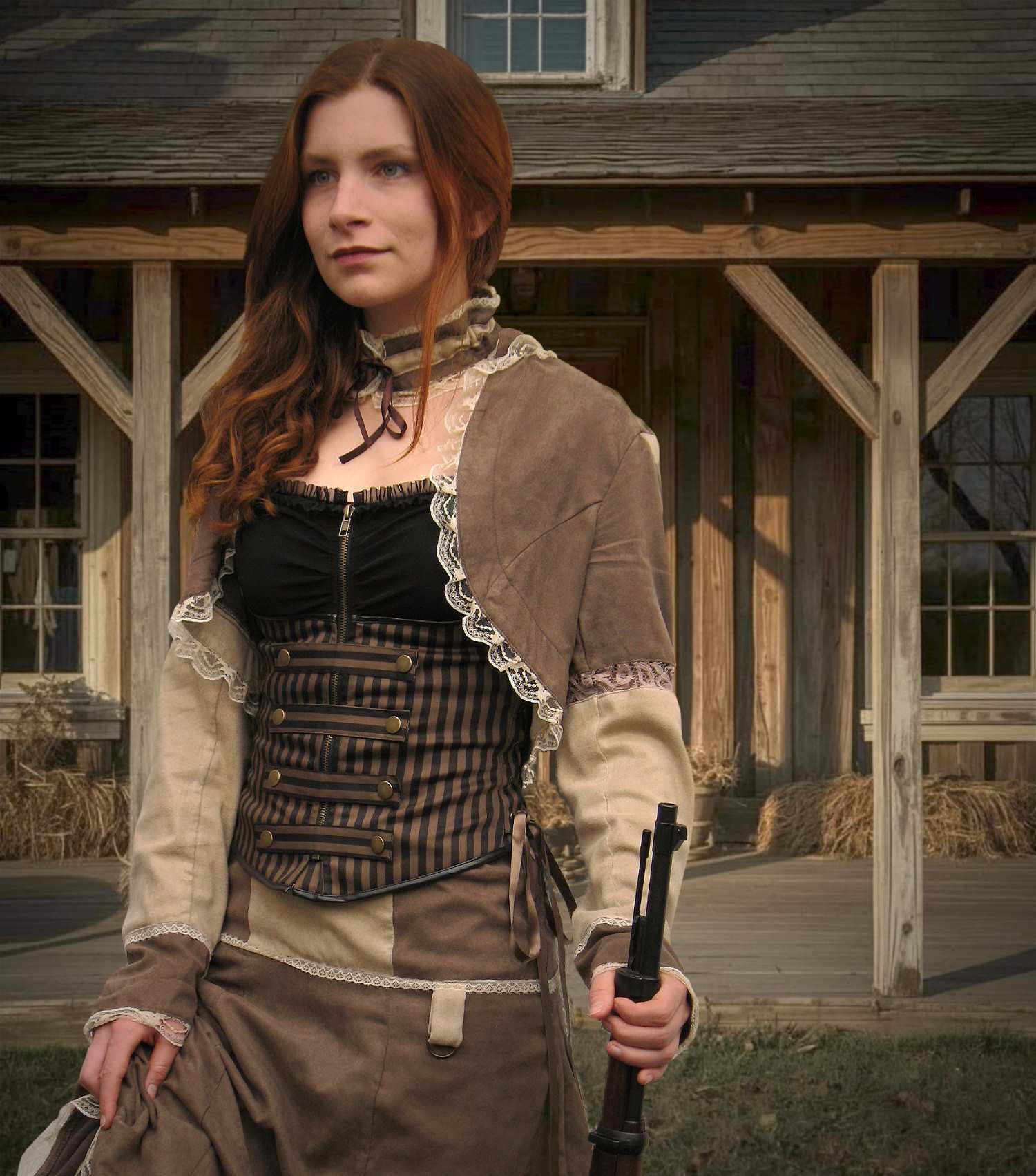 Bolero Steampunk Vintage Western