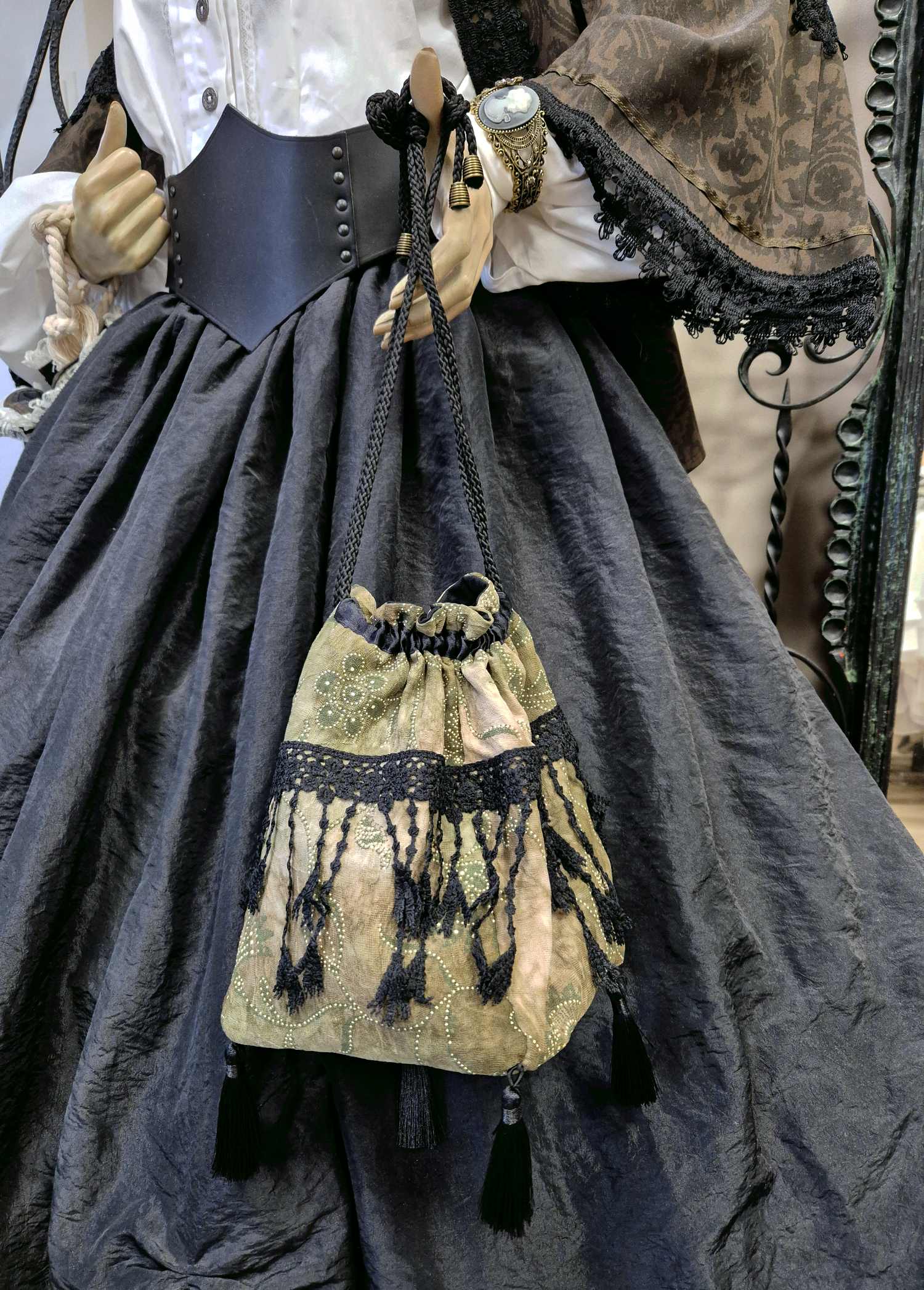 Beutel Tasche Reticule 18-19Jhd.