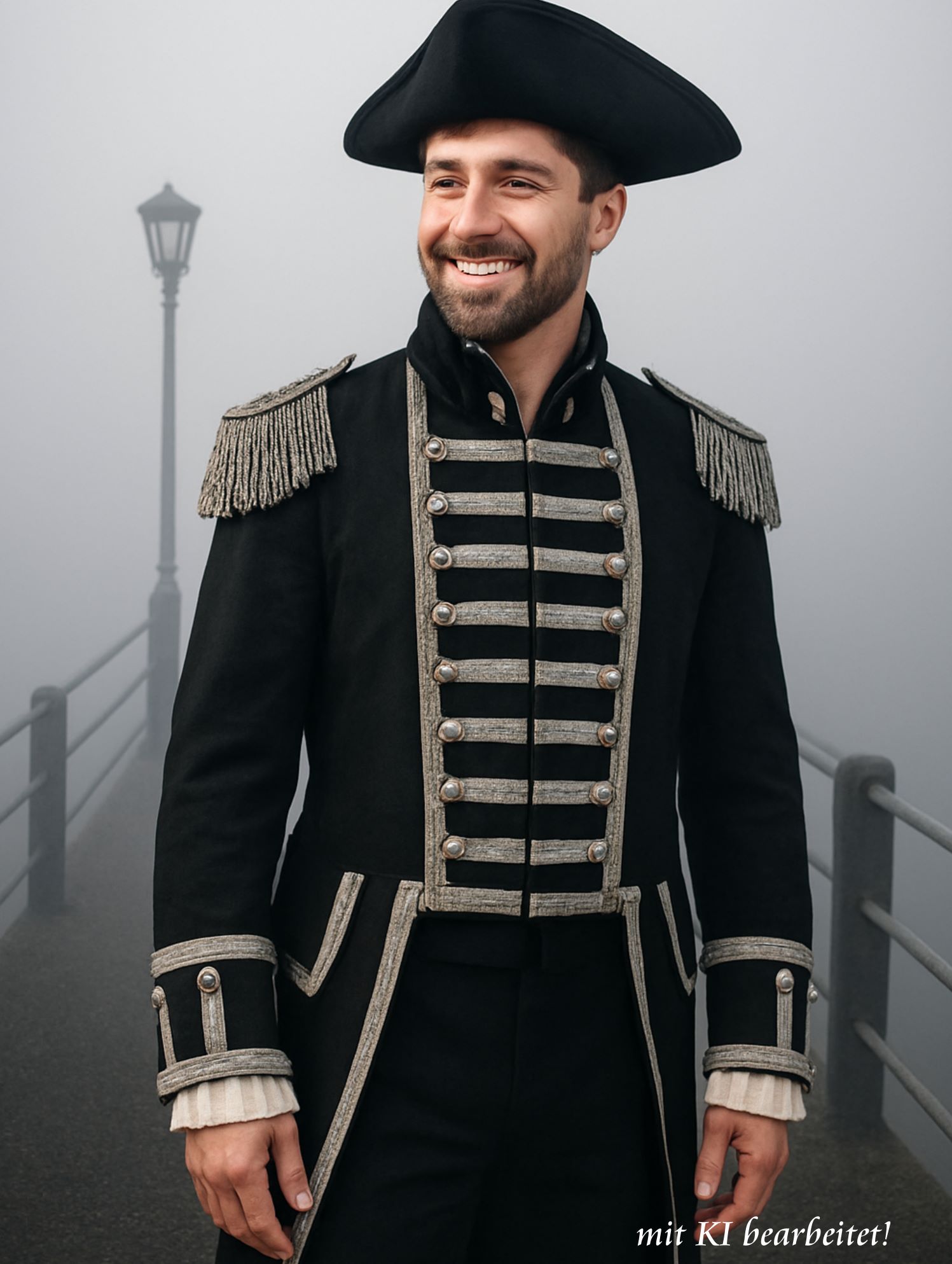 Uniform Mantel Herren Karneval 