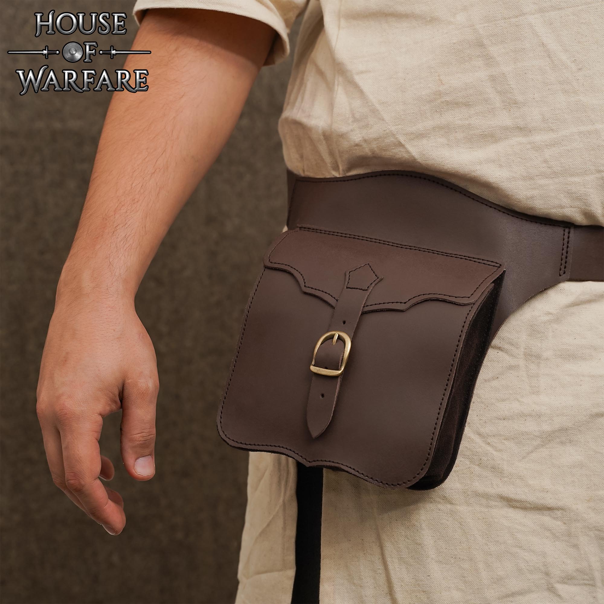 Tasche Mittelalter mit Gürtel groß