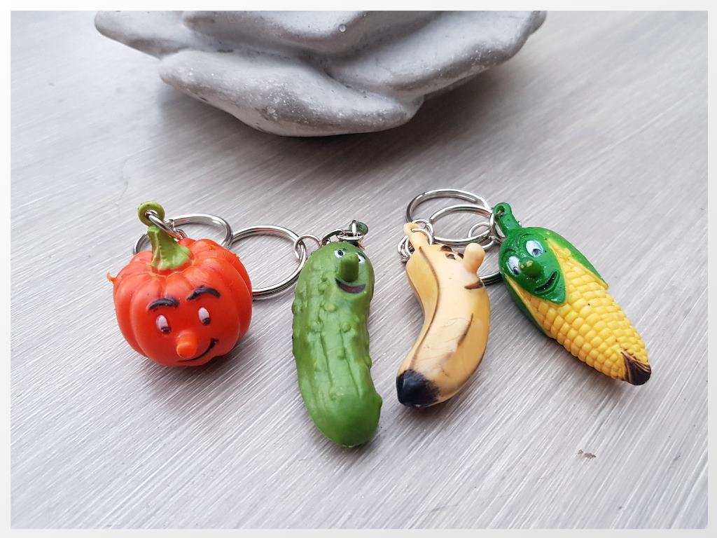 lustiges-gemuse-Keychain-schluesselanhaenger