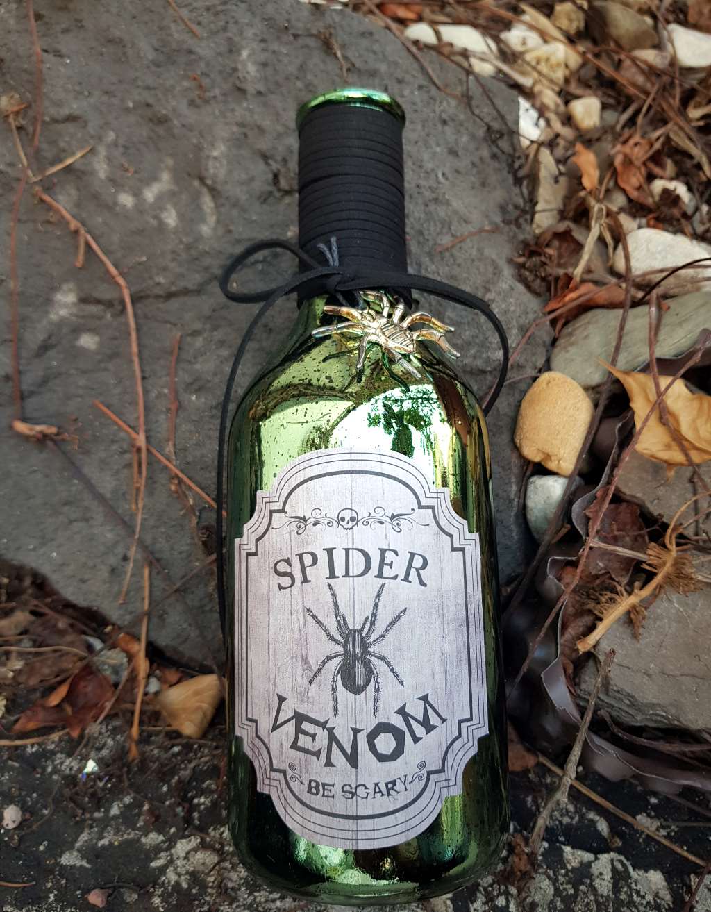 Flasche Flacon Spider 22cm