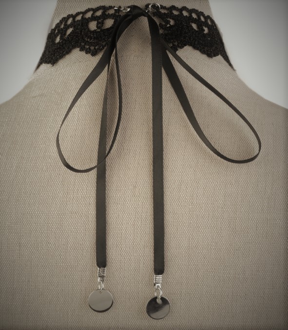 Halsband Kette Spitze