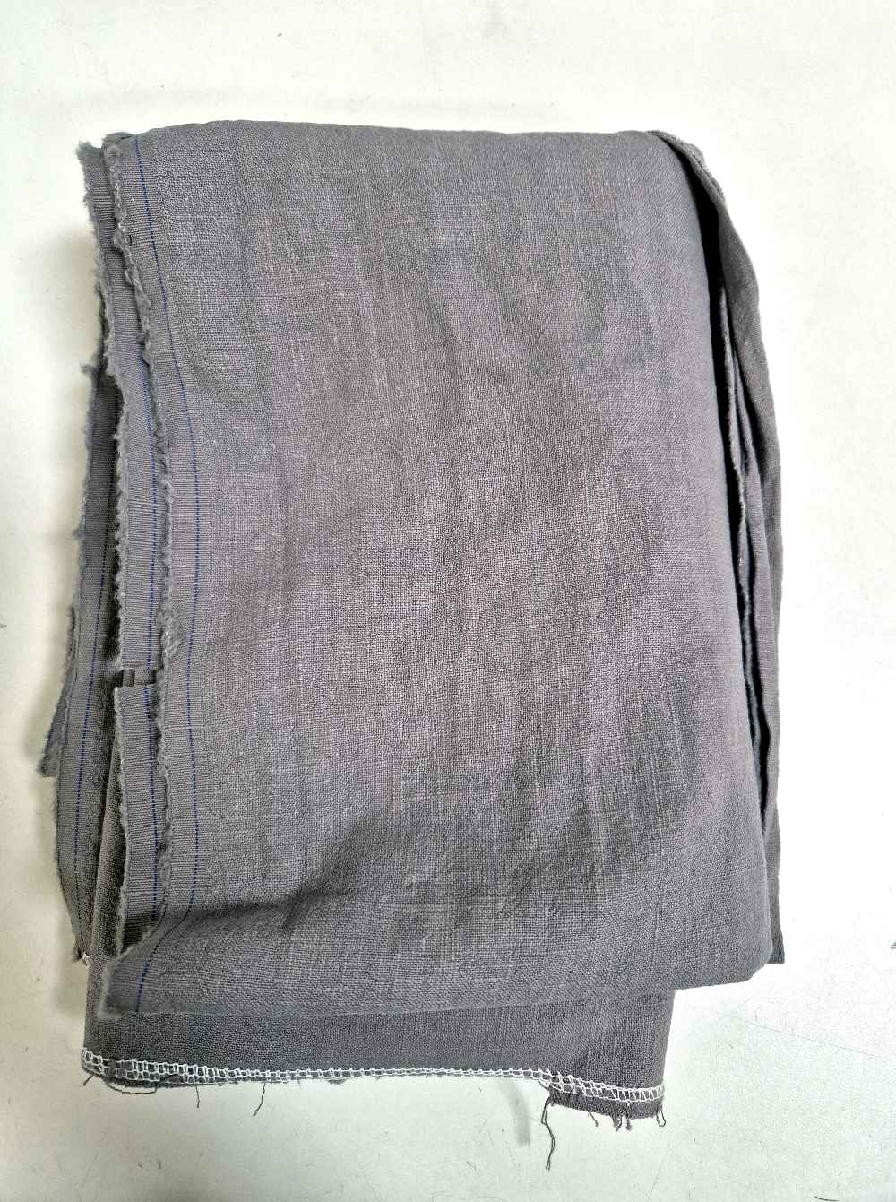 Leinenstoff grau Rest 2,10m