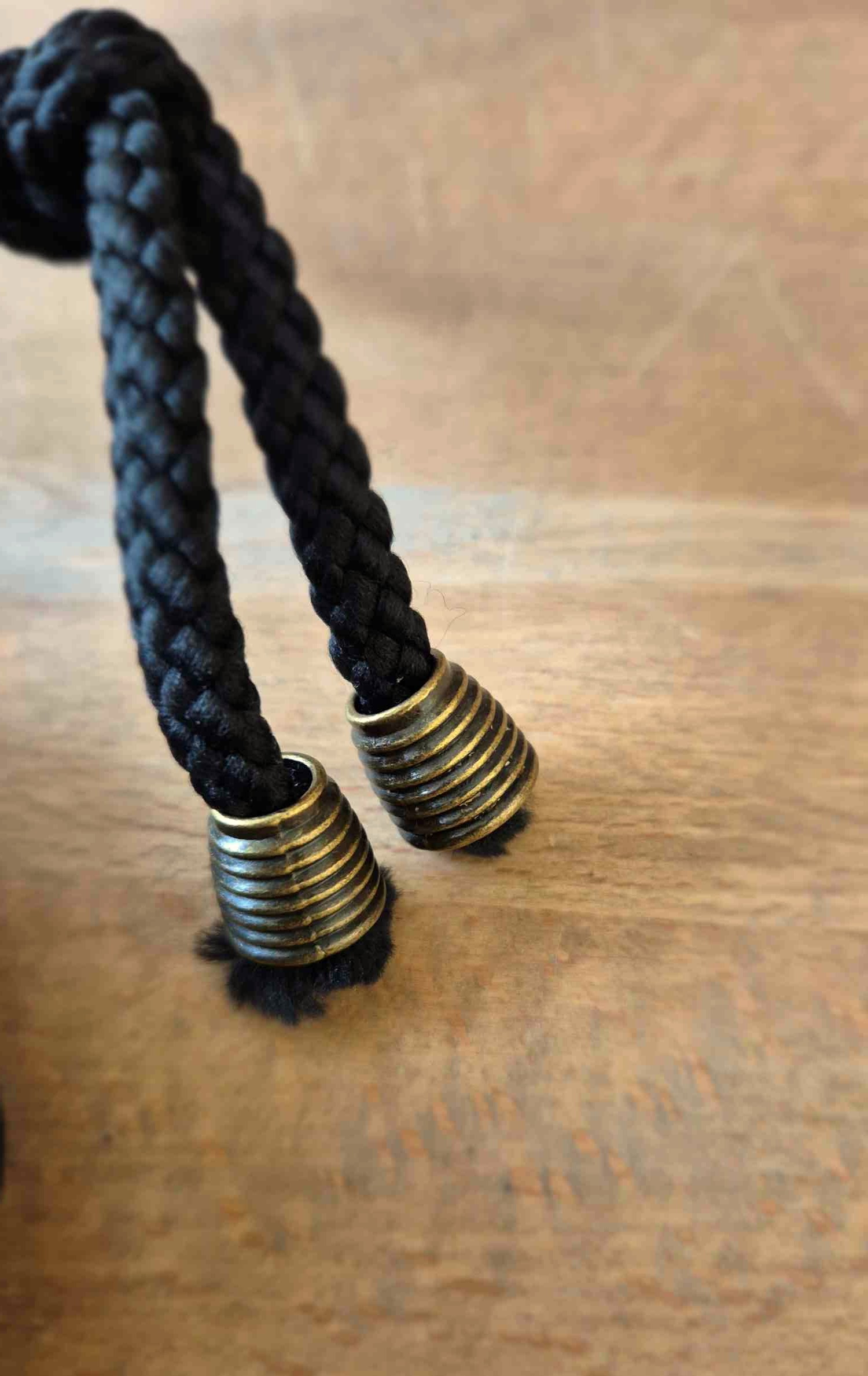 10x Kordel Stopper Vintage Look