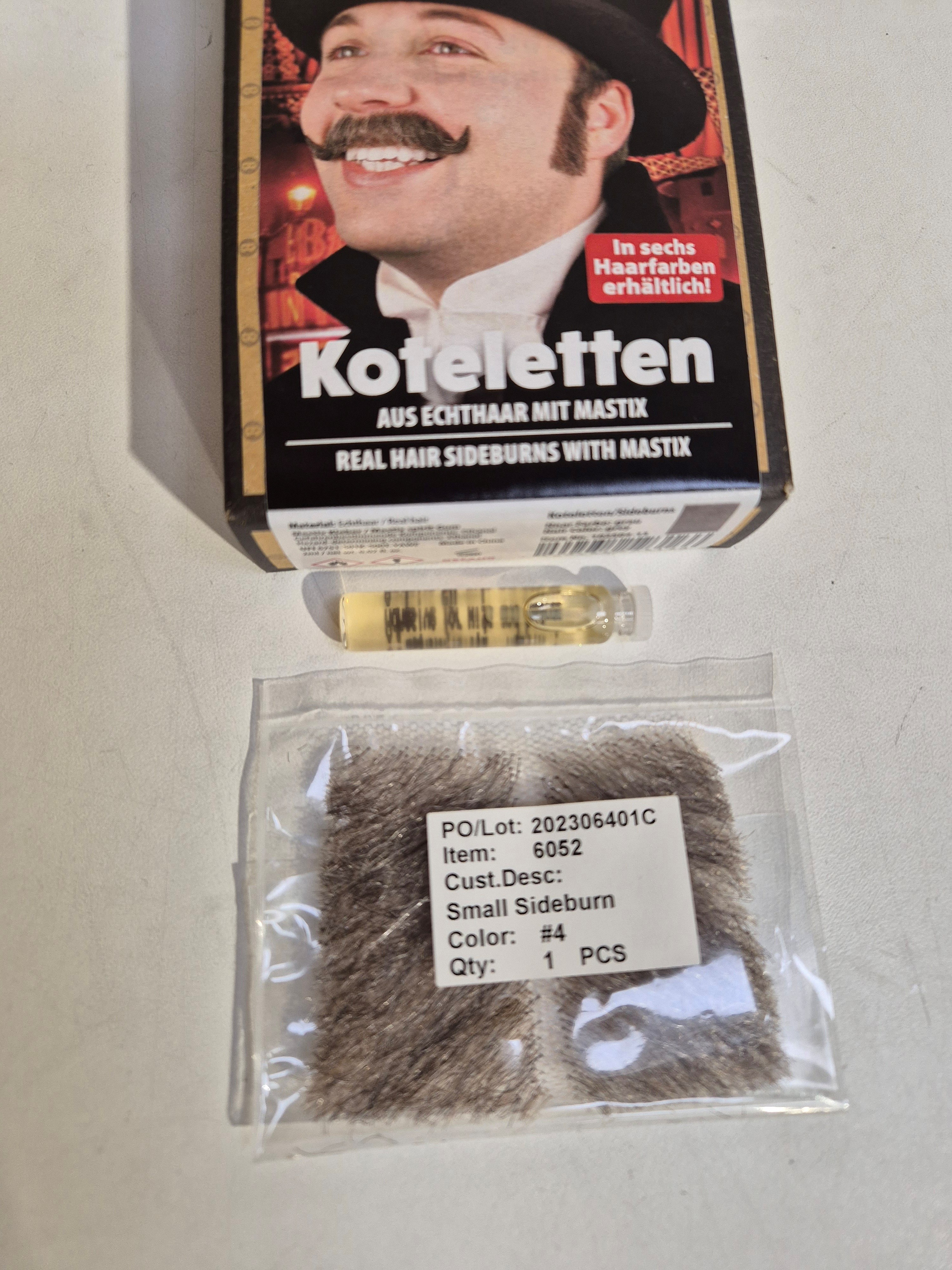 Echthaar Koteletten