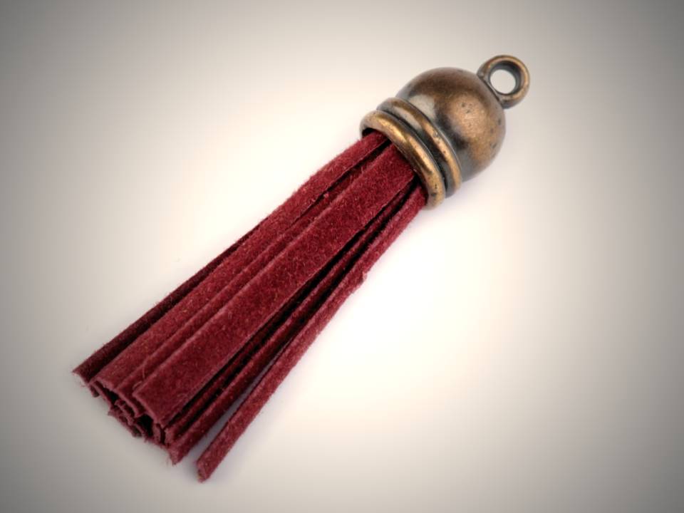 Fransen Troddel Lederoptik 50mm