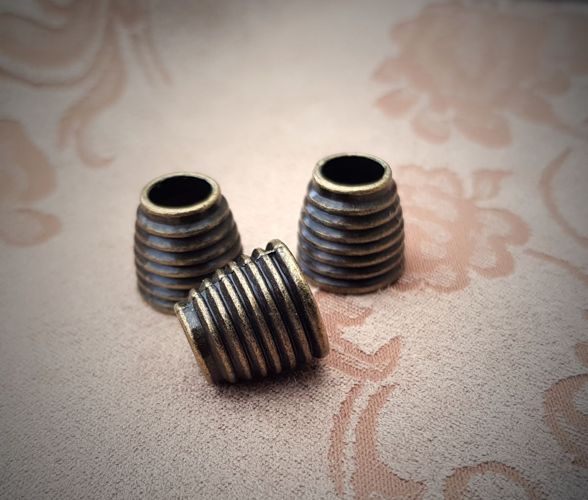 10x Kordel Stopper Vintage Look
