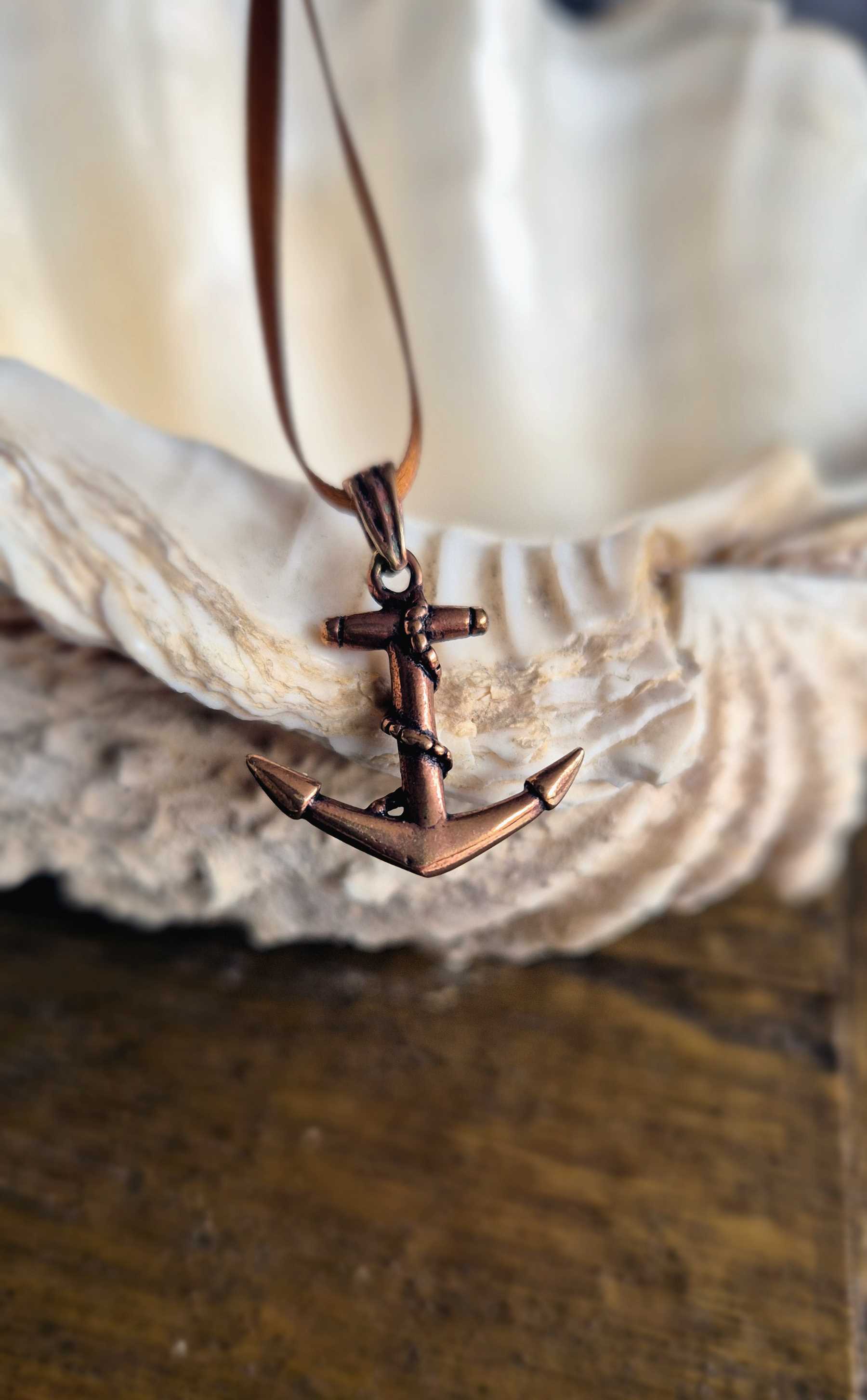 Anker Bronze Anhänger Pirat