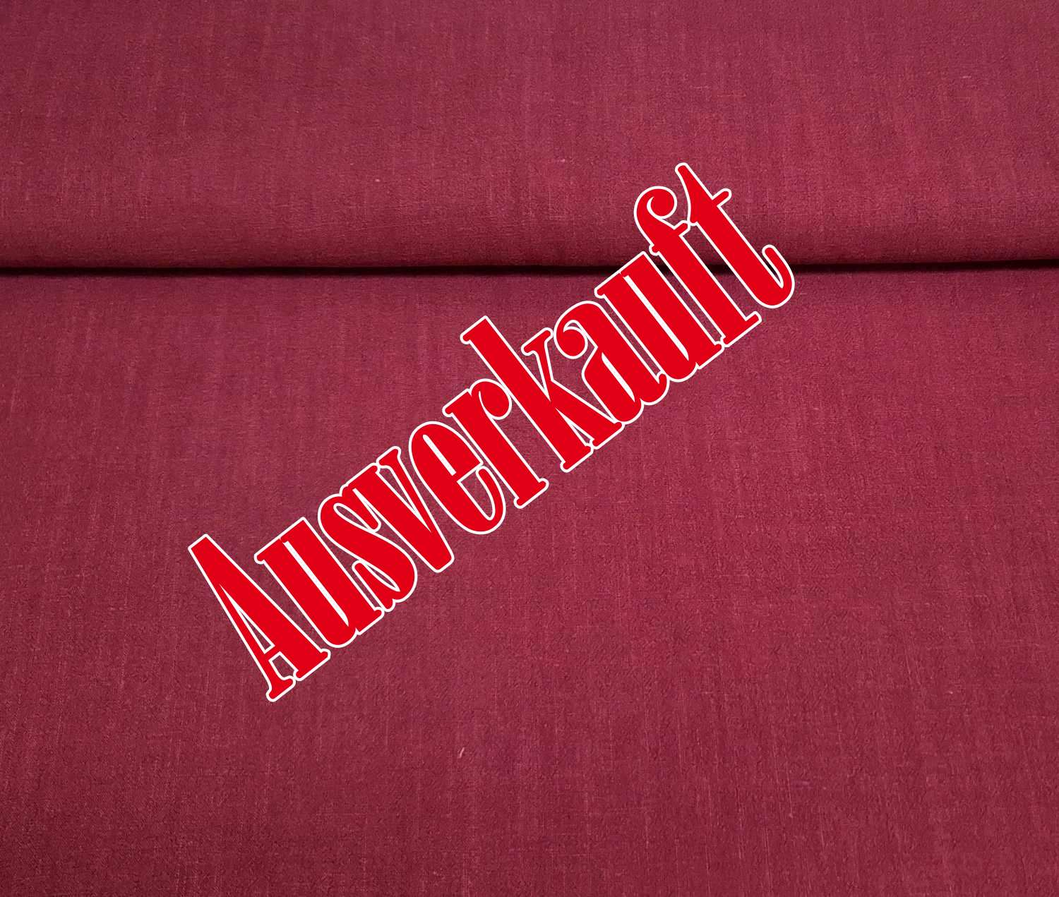 Stoff weinrot Gyda Meterware 