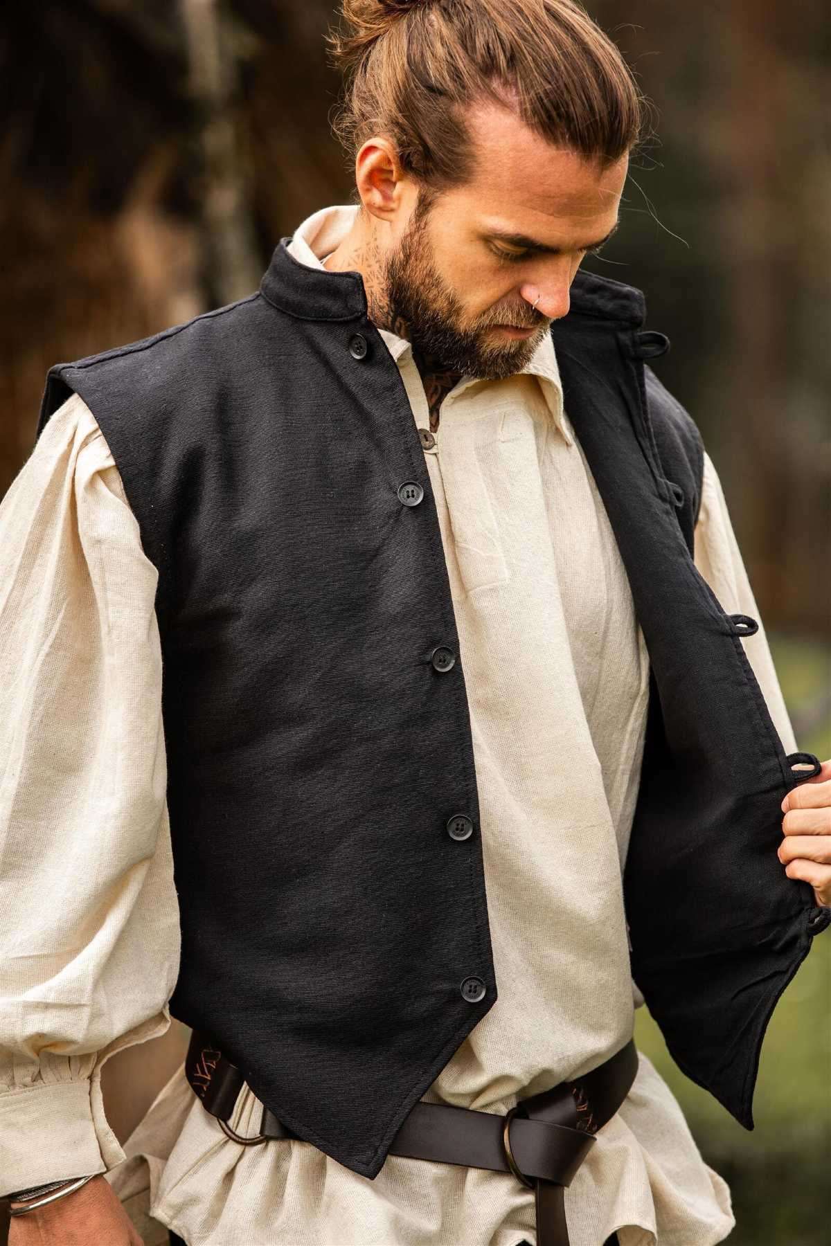 kurze Piratenweste Baumwolle