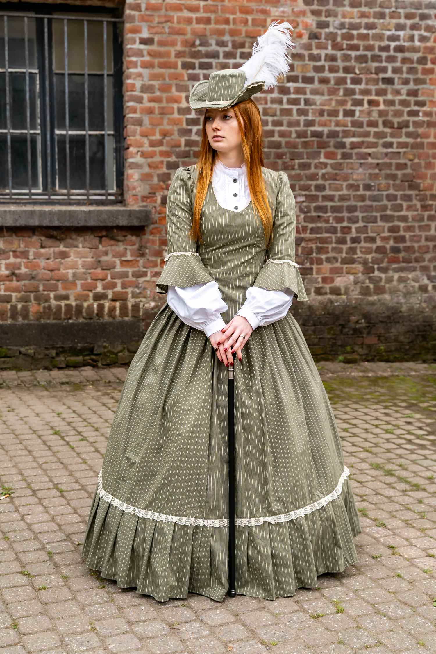 Rock Jane Streifen grün