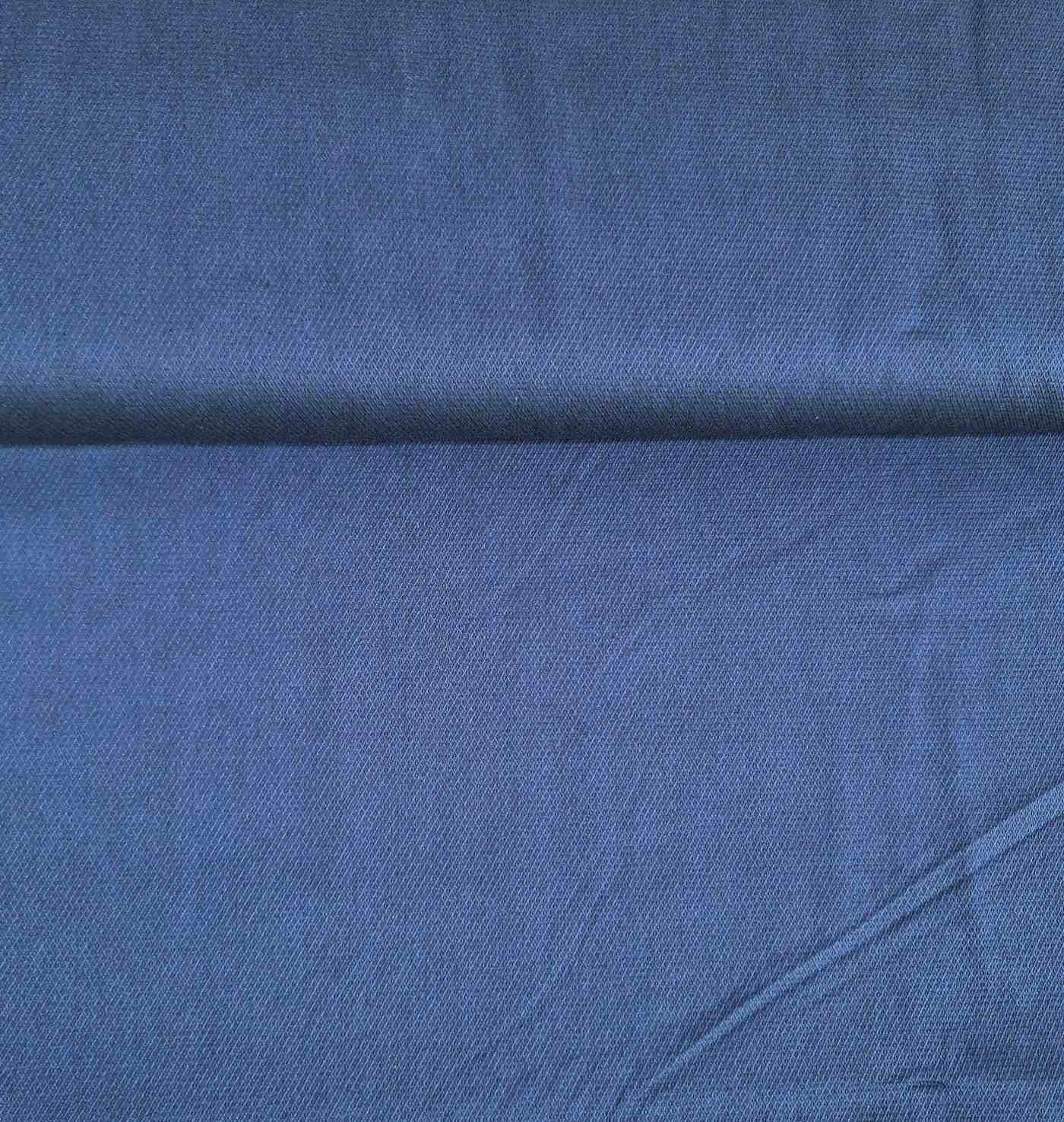 Stoff Rauten blau Waffelpiqué