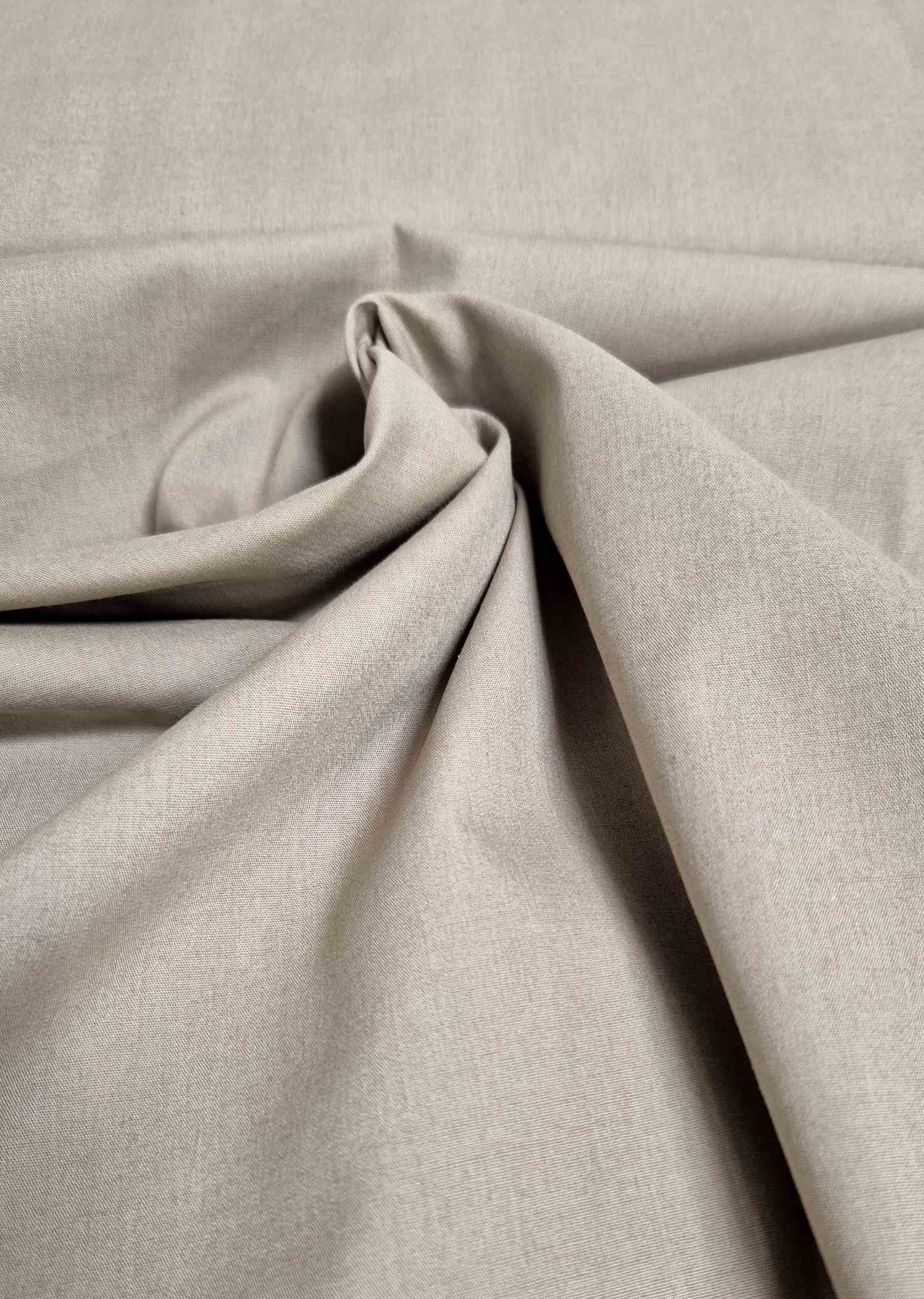 Stoff Baumwolle taupe-beige