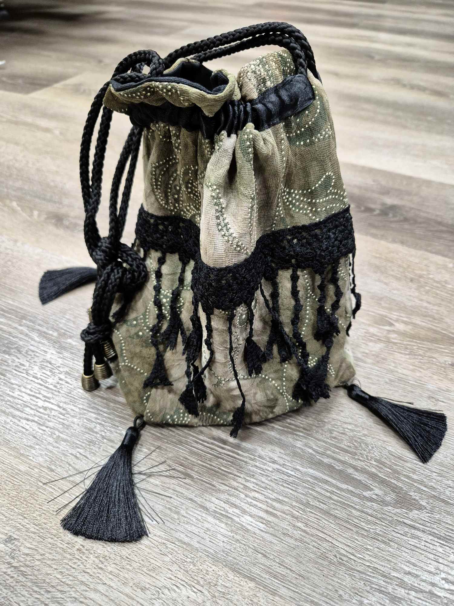 Beutel Tasche Reticule 18-19Jhd.