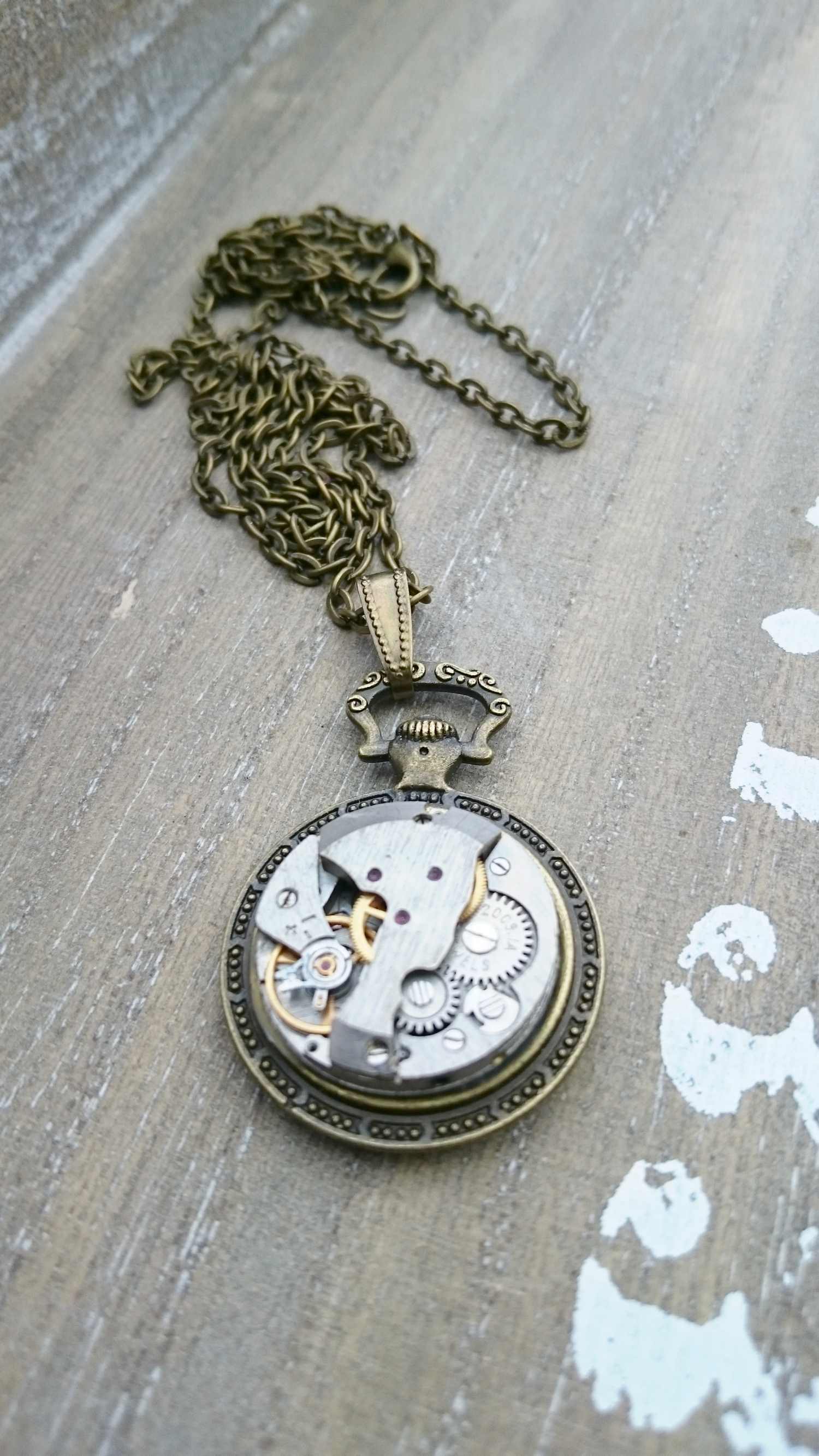 Anhänger Steampunk Uhrwerk