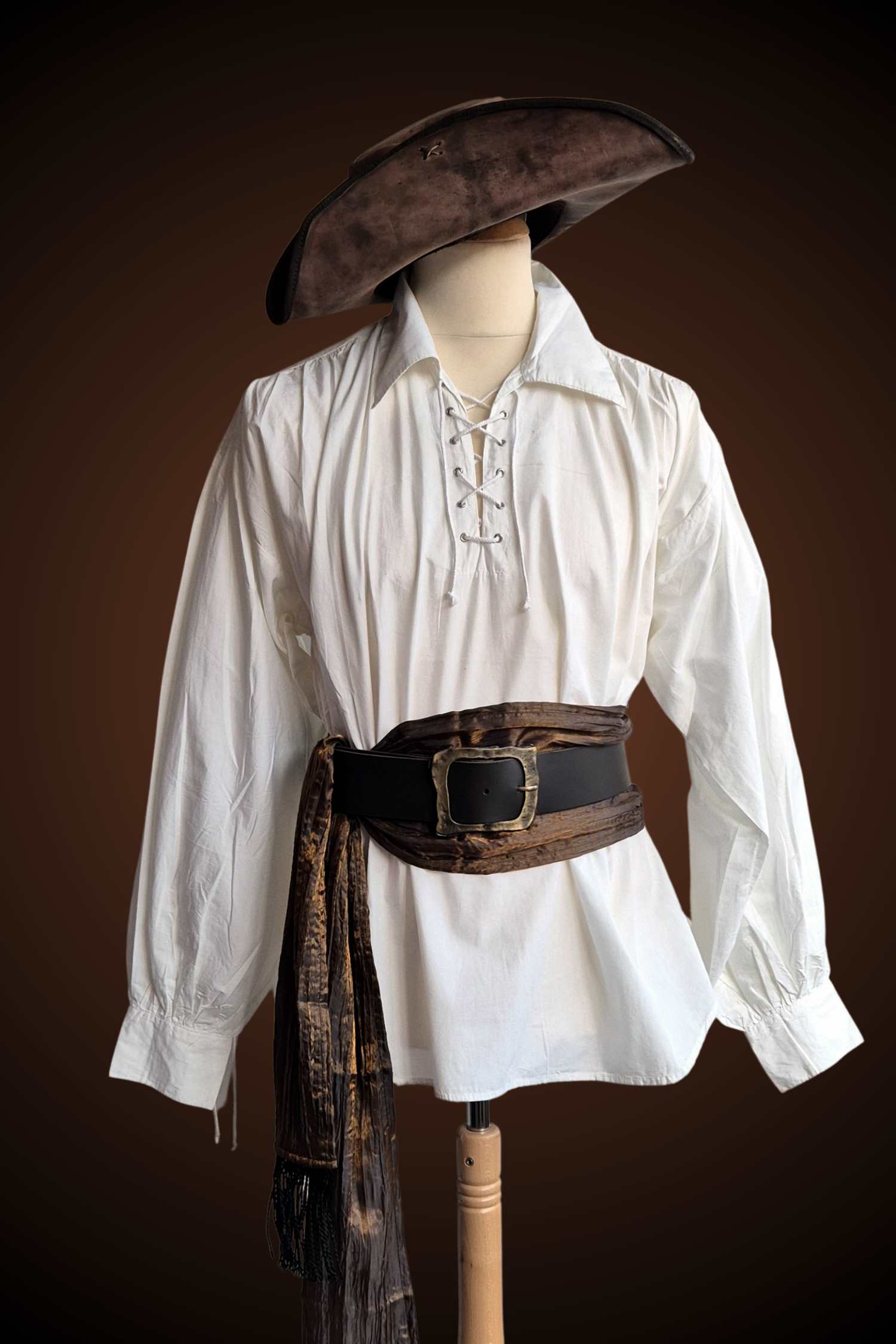 Piratenhemd in Baumwolle