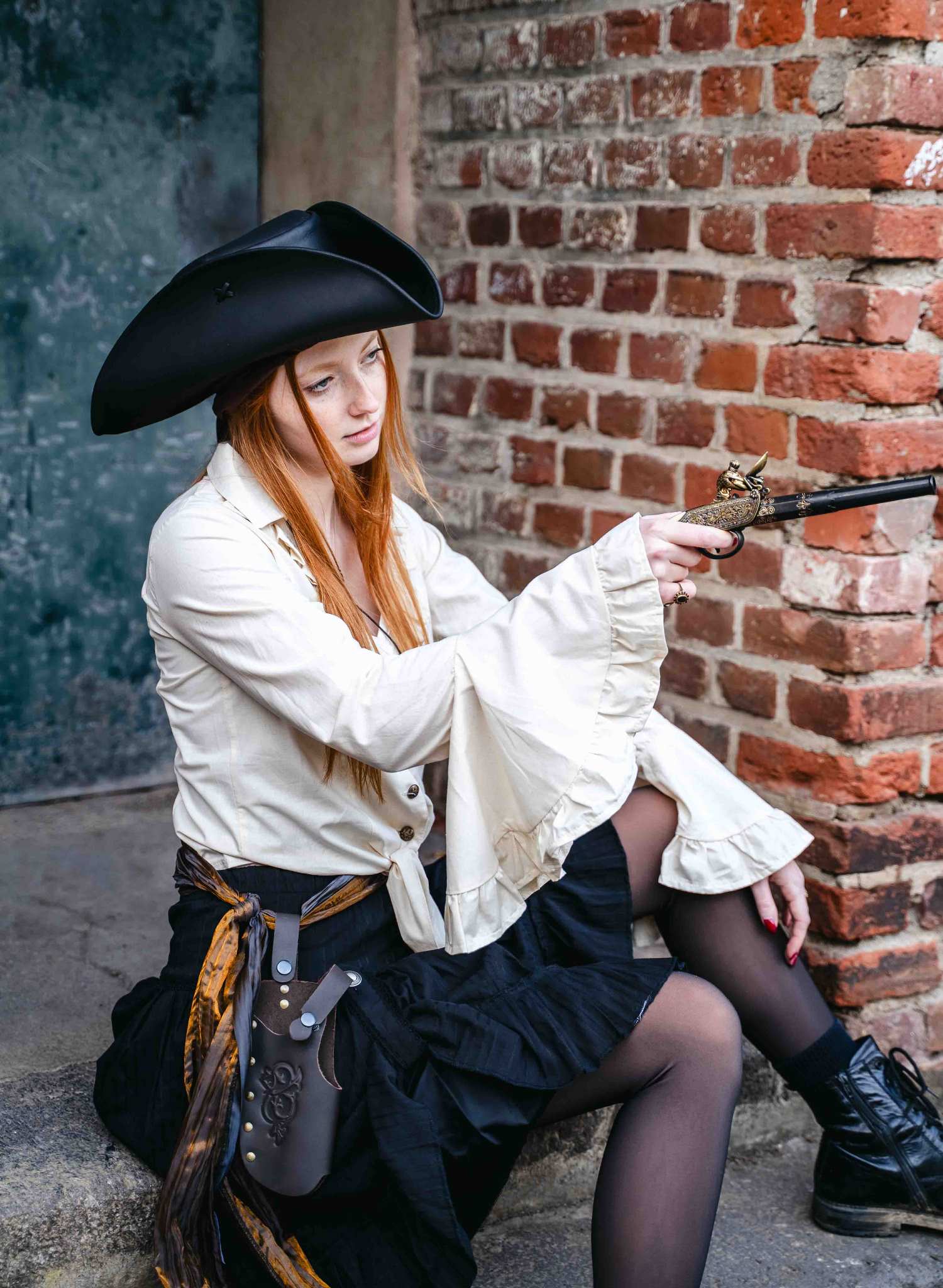 Piratin Kostüm hochwertig