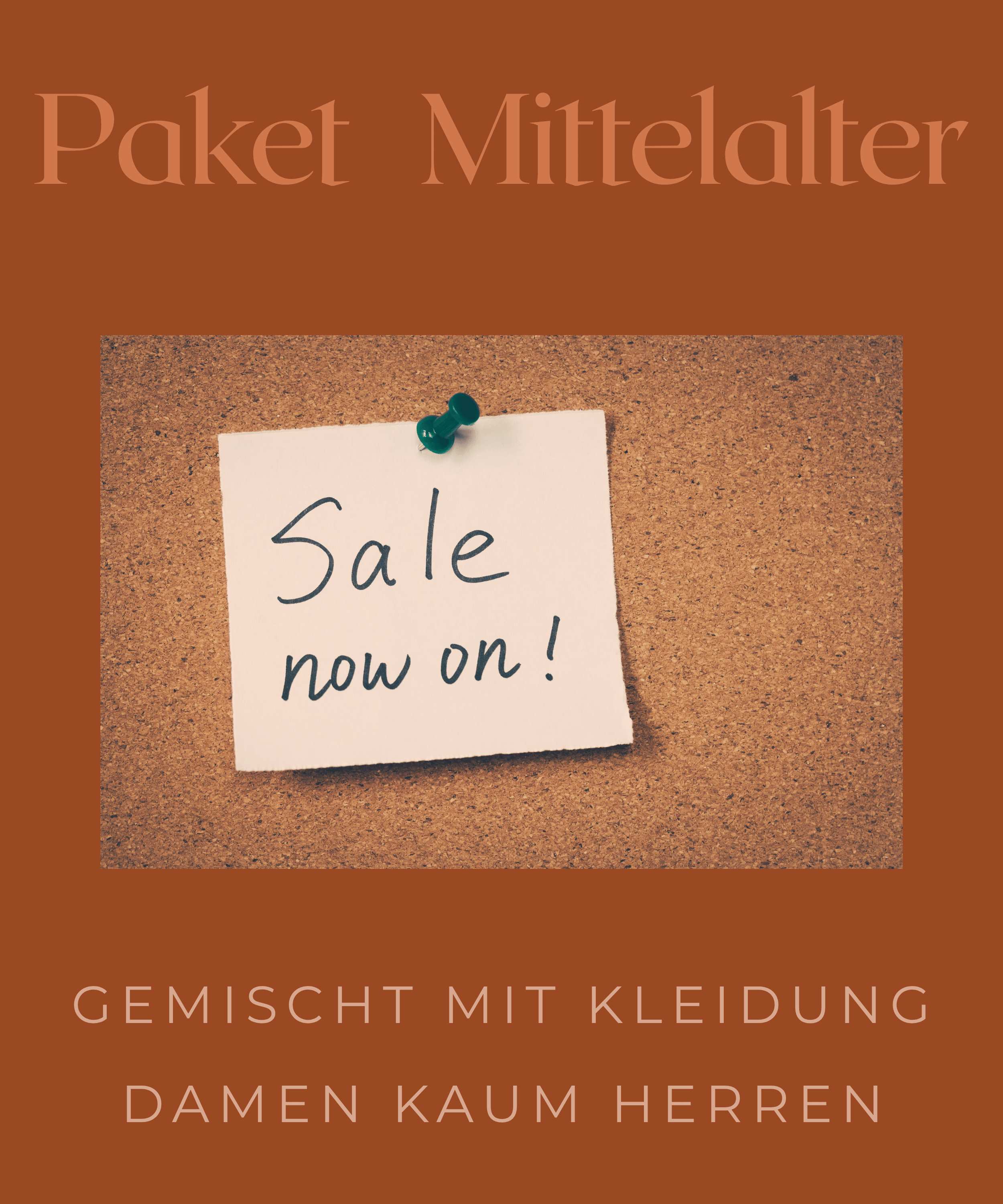 Händler Paket Damen 31 Teile Mittelalter