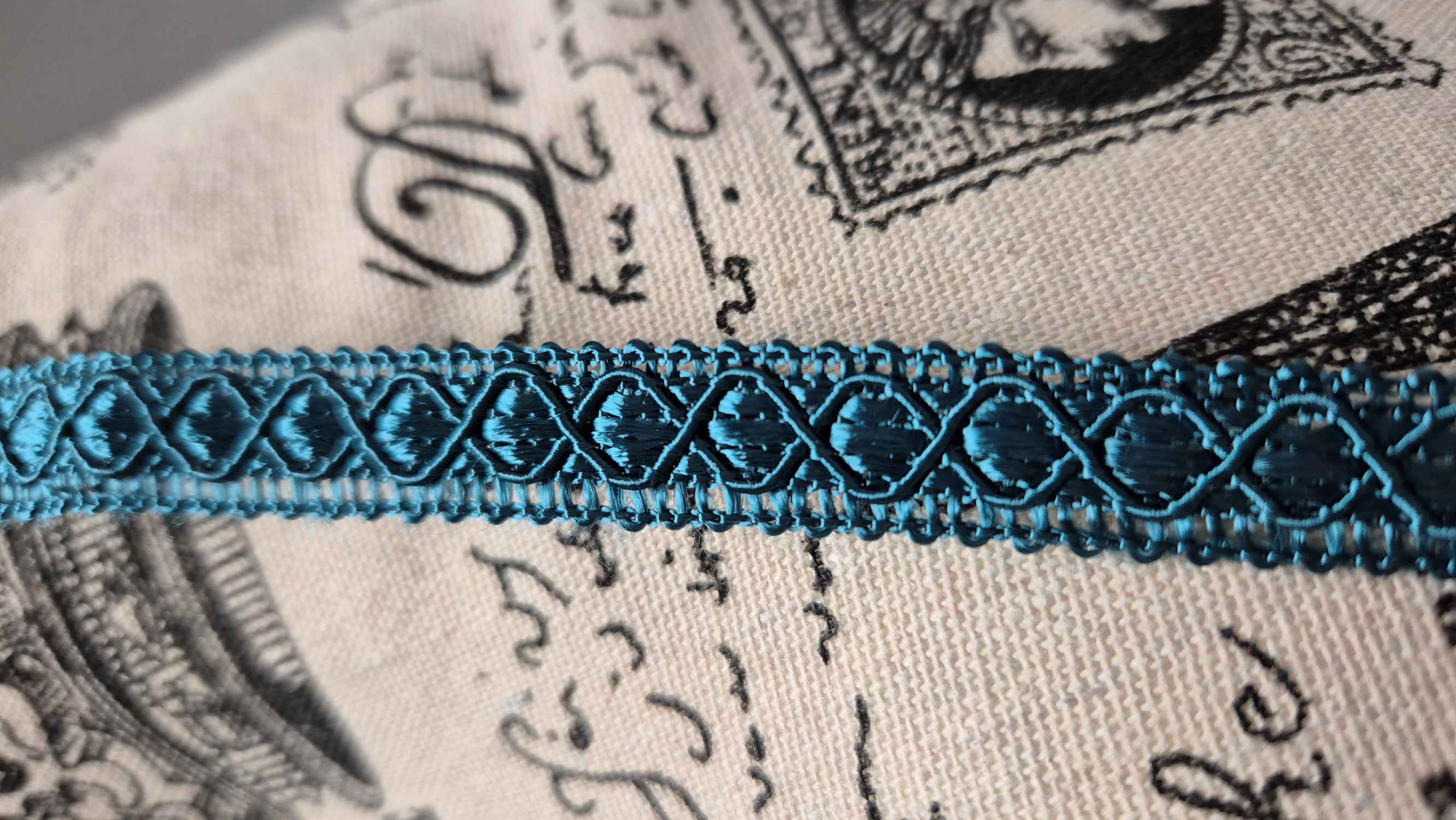 Schmale Mittelalterborte 10mm gewebt