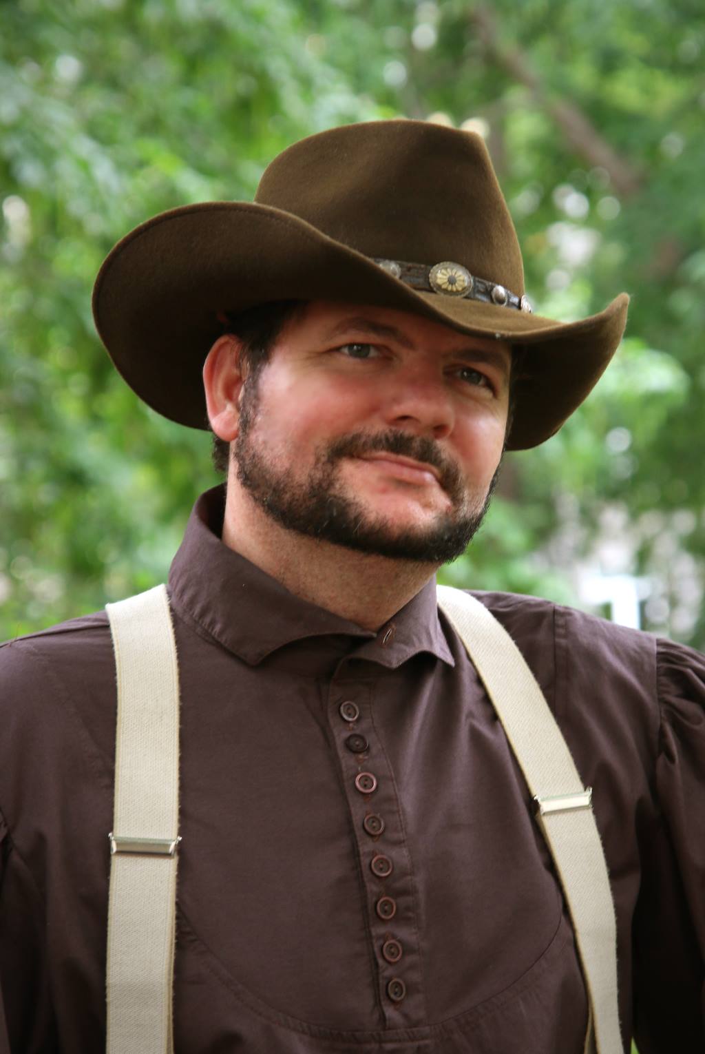 Hosenträger Wild West natur