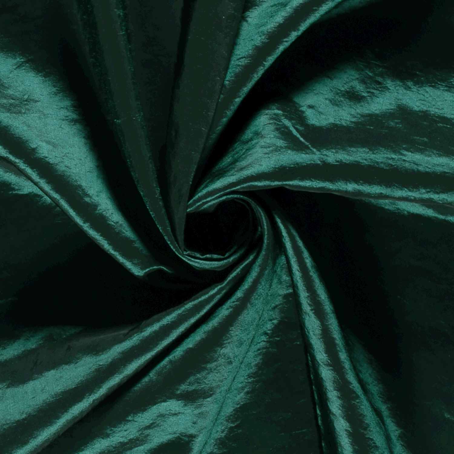 Taft Stoff Crincle mit Polyamid grün