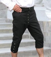 Kniebundhose Pantalon ca.1750 schwarz